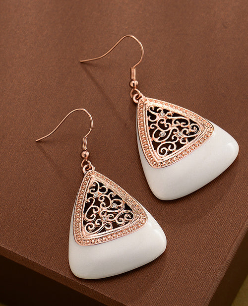 Ivory Indian Earrings